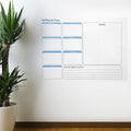 miorashop® Haftalık Planlayıcı Manyetik Duvar Stickerı Takvim 56 cm x 70 cm