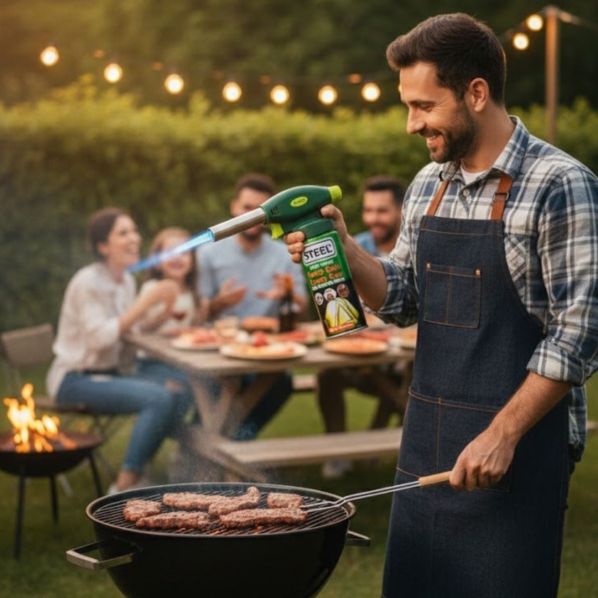 miorashop® Outdoor Kamp, Piknik ve Tamir İşleri İçin Kamp Gazı Seti – Taşınabilir Pürmüz Alev Tabancası ve Yüksek Performanslı Gaz Kartuşu