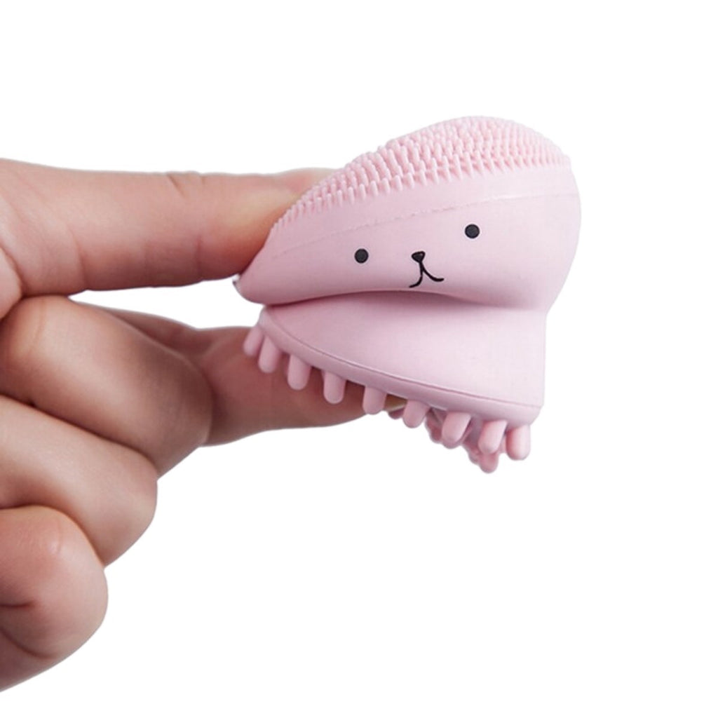 miorashop® Peeling Etkili Mini El Yüz Cilt Temizleme Fırçası Silikon Temizlenmesi Kolay  Siyah Nokta Gi