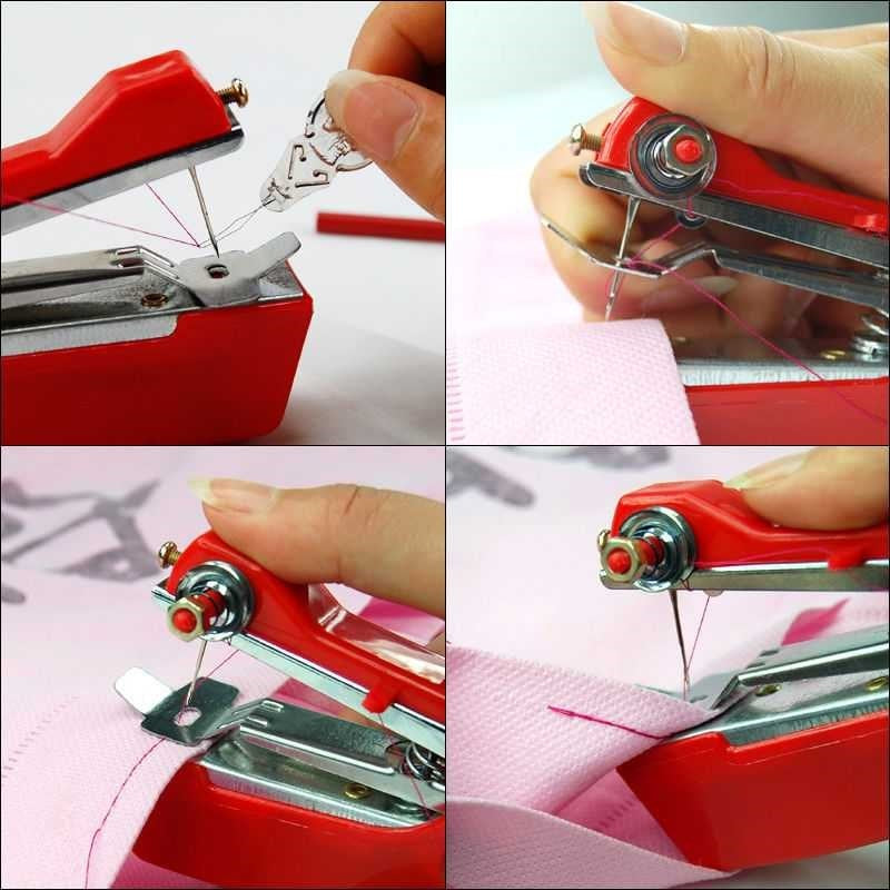 miorashop® Spring Come Mini Kolay Seyehat ve Ev Tipi El Dikiş Dikme Makinası