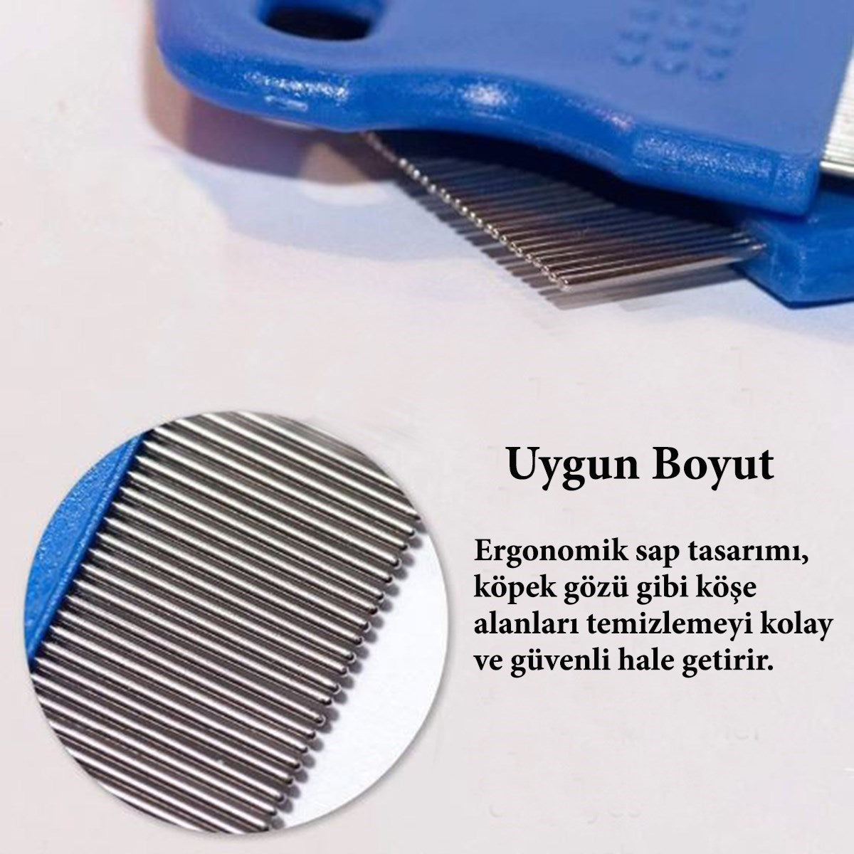 miorashop® Evcil Hayvan Kedi Köpek Pire Tarağı ve Köpek Gözyaşı Lekesi Tarağı