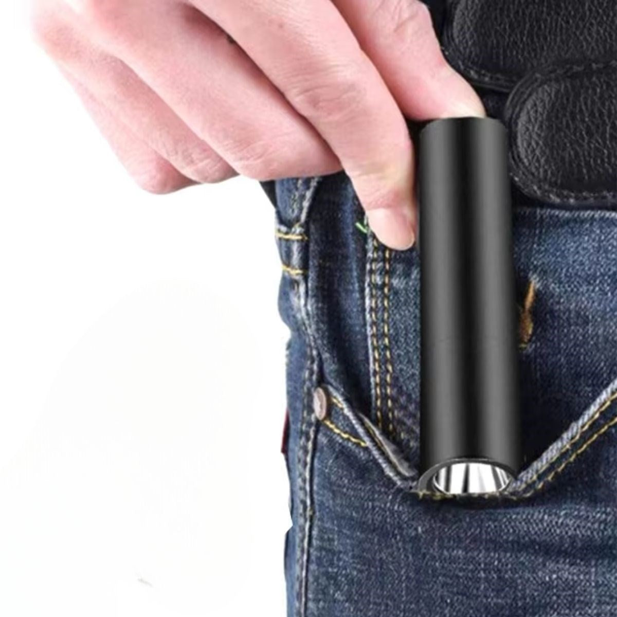 miorashop® Mini Cep Boy USB İle Şarj Olan Oje Kurutucu Sahte Para Kontol LED UV Mor Işık El Feneri