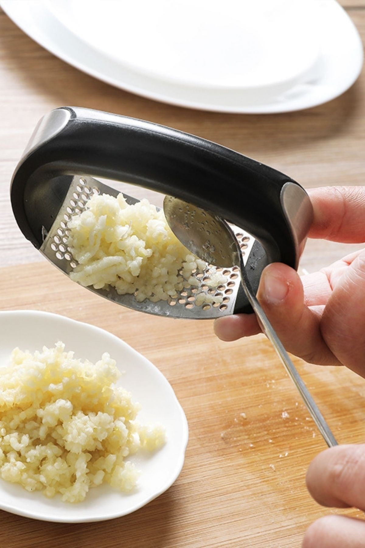 miorashop® Yeni Sarımsak Ezici Paslanmaz Çelik Garlic Press