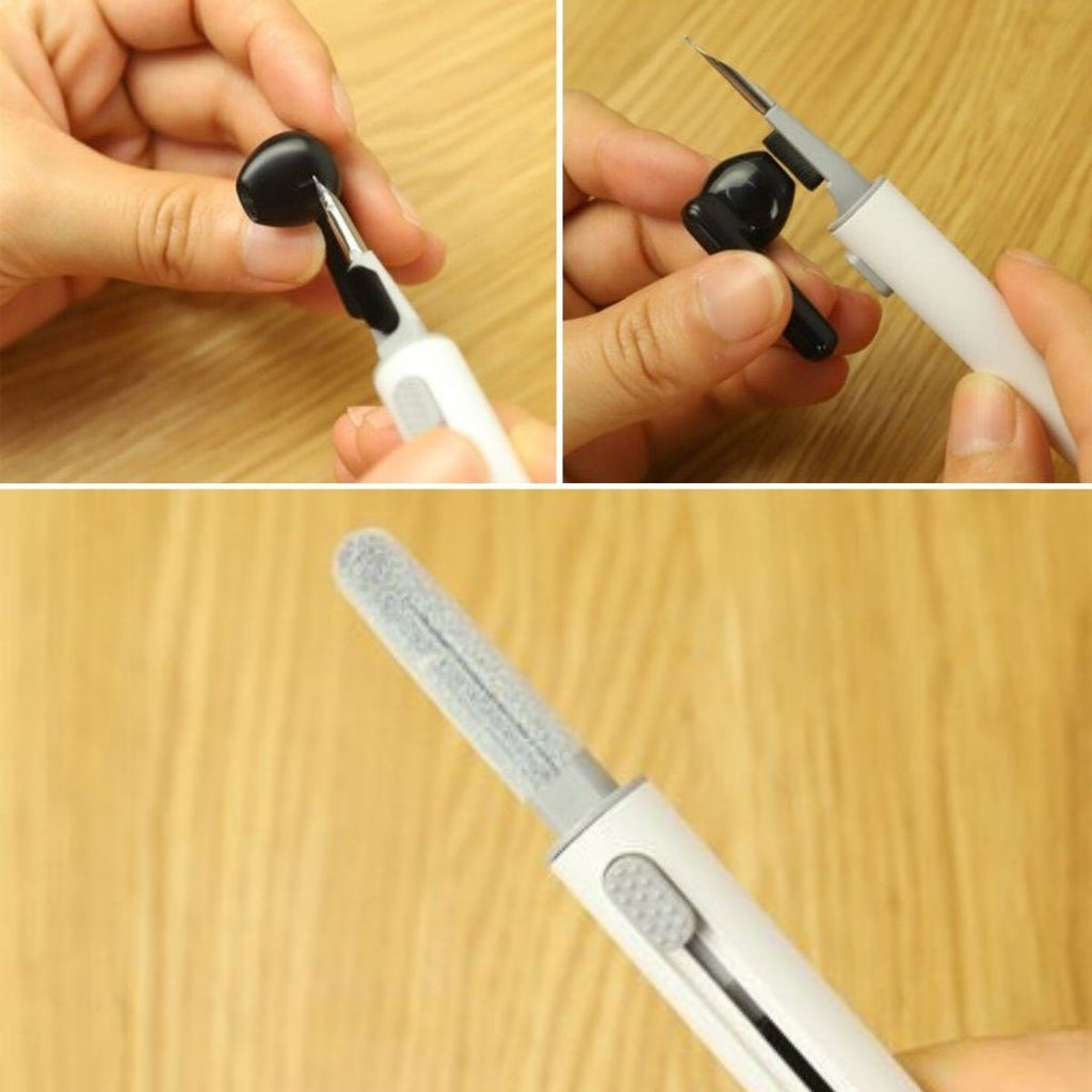 miorashop®  Çok Amaçlı Yumuşak Fırçalı Kablosuz Kulaklıklar İçin Kulaklık Temizleme Kiti
