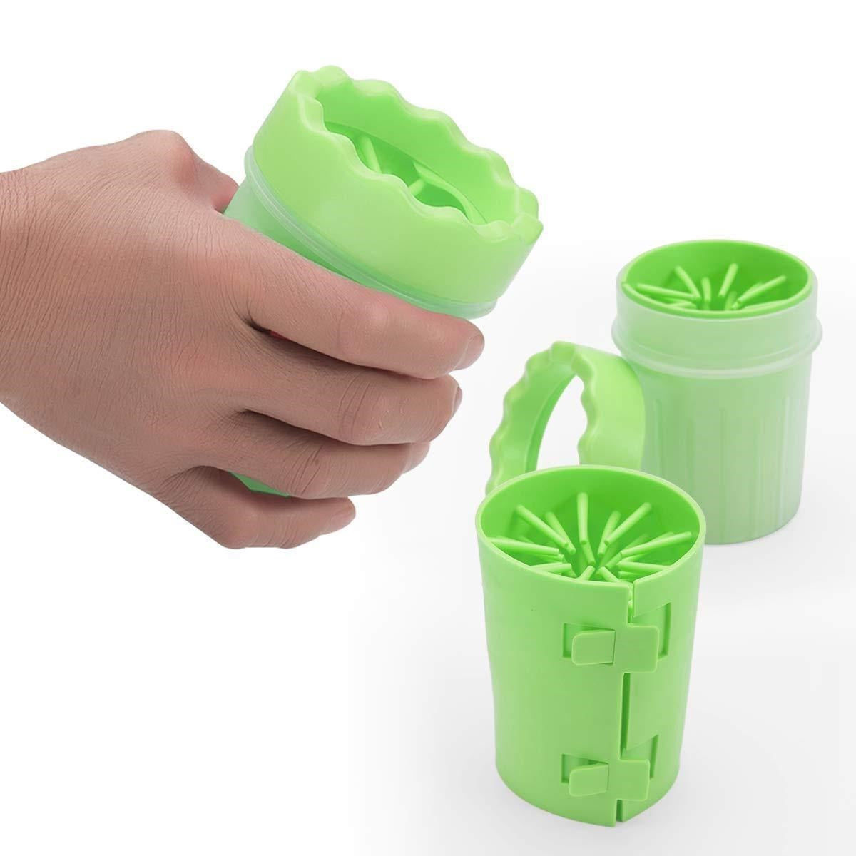 miorashop® Silikon Jel Fırçalı Kedi Köpek Pati Ayak Yıkama Temizleme Kovası (Küçük)