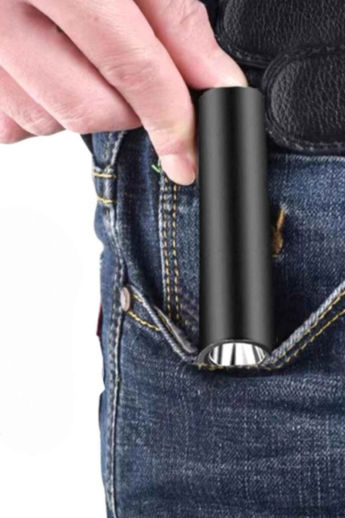 miorashop® Mini Cep Boy USB İle Şarj Olan Oje Kurutucu Sahte Para Kontol LED UV Mor Işık El Feneri