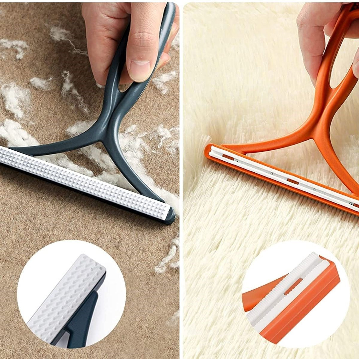 miorashop® Kedi Köpek Tüy Toplayıcı Çift Taraflı Pamuk Tiftiği ve Tüy Toplama Aleti