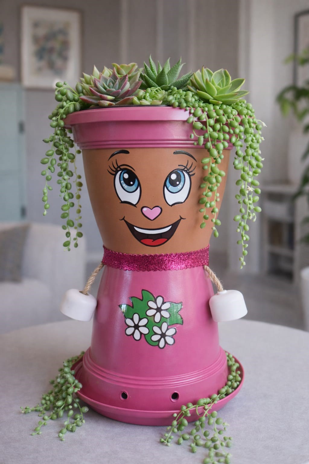 BONCUK HANIM VİLLA DEKORATİF SAKSI 1.7 Litre