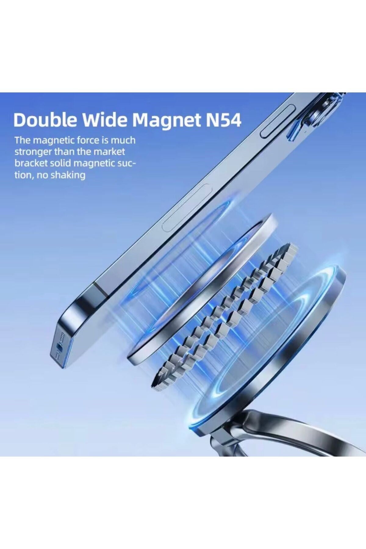 🚀 Ultra Güçlü Vakumlu Manyetik Telefon Tutucu – 360° Döner, Tek Elle Kullanım!