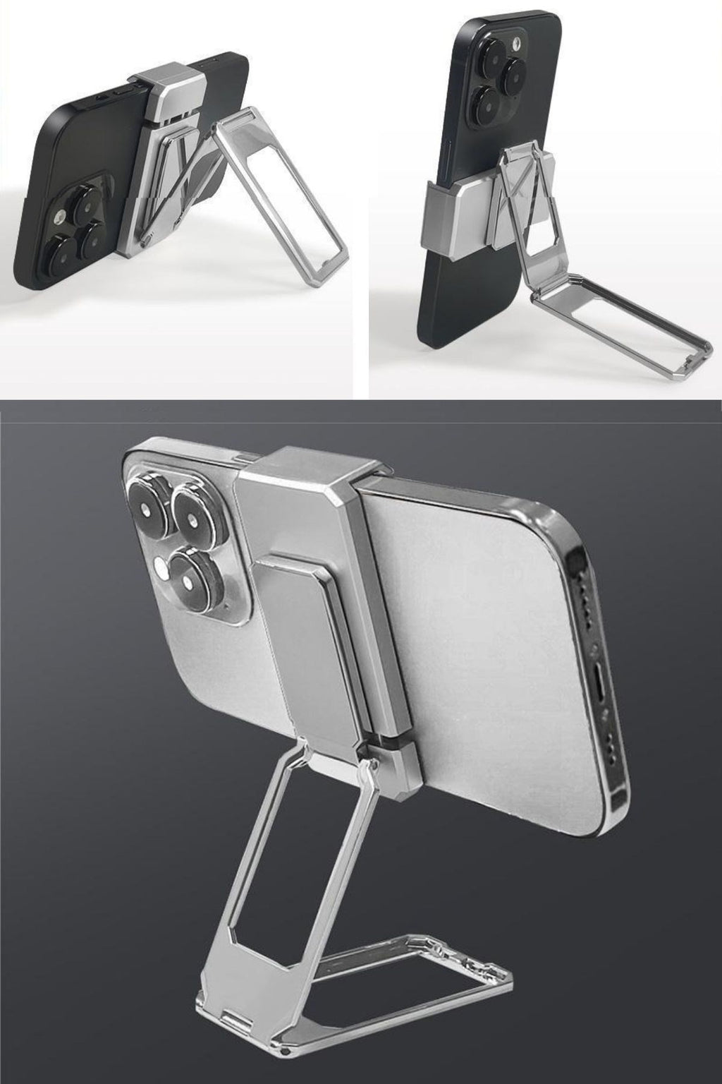 miorashop®  360 derece Dönen Tüm Telefon Tipleri İle Uyumlu Metal Telefon Standı Braket