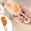 miorashop®  Saplı Su Püskürtmeli Kedi Köpek Fırçası Masaj Etkili Tüy Toplama Tarağı