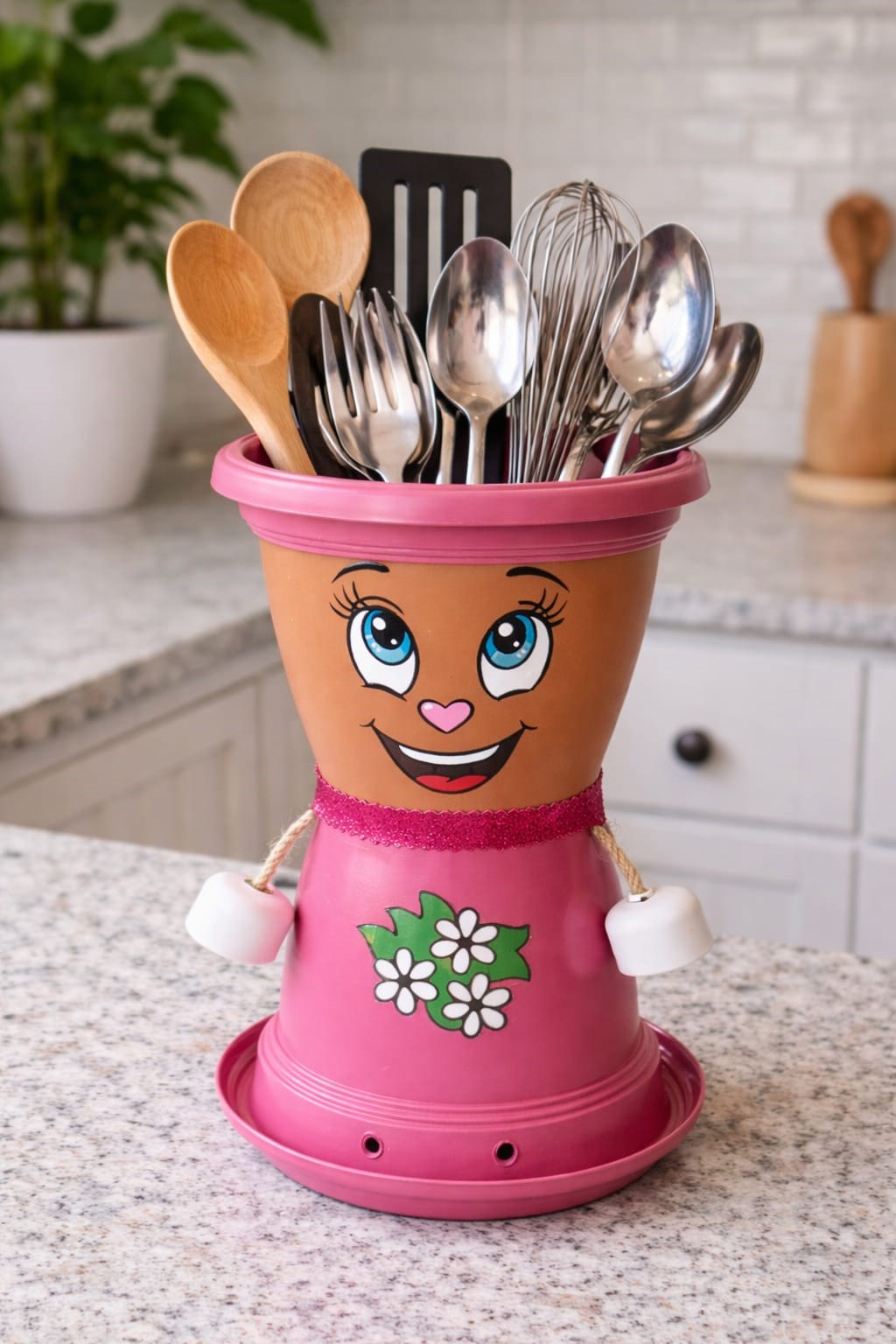 BONCUK HANIM VİLLA DEKORATİF SAKSI 1.7 Litre