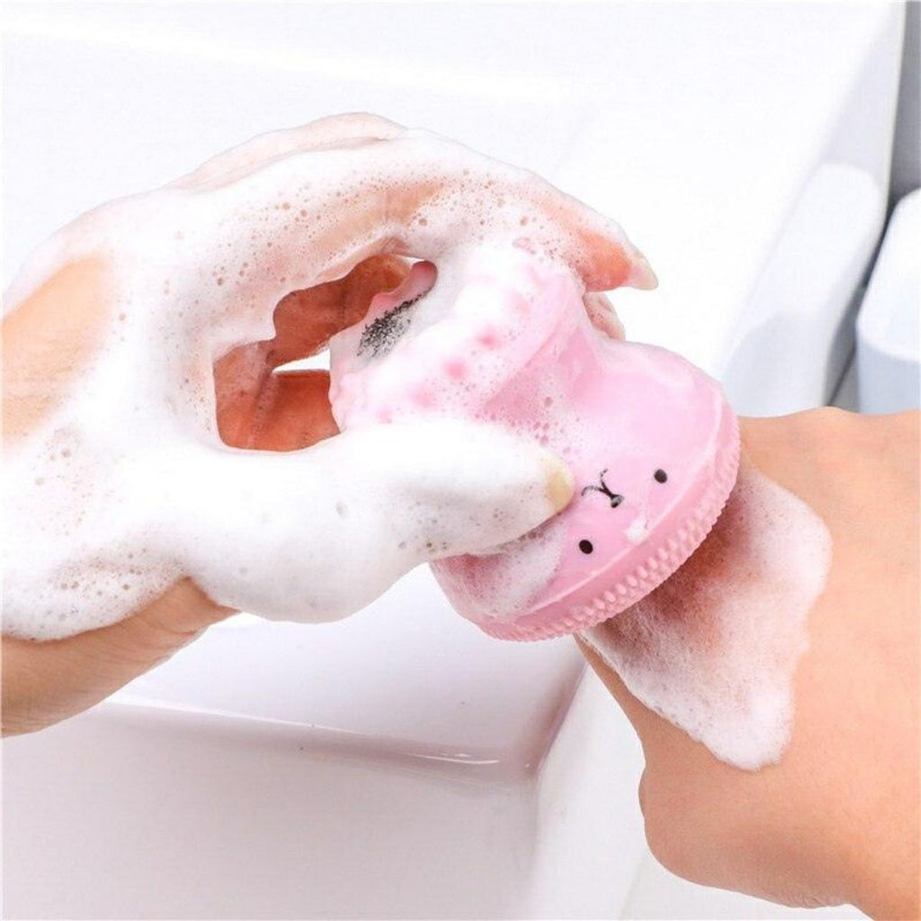 miorashop® Peeling Etkili Mini El Yüz Cilt Temizleme Fırçası Silikon Temizlenmesi Kolay  Siyah Nokta Gi