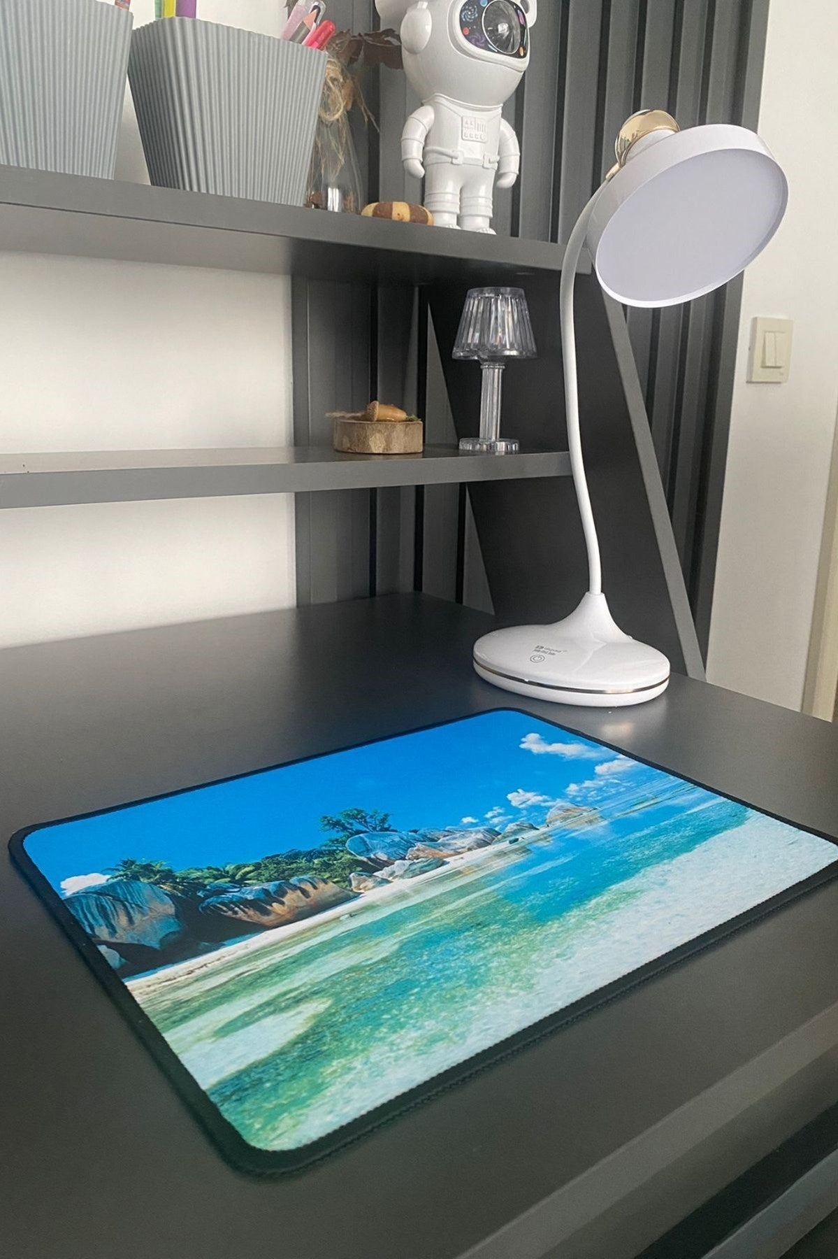 miorashop® 25x32 cm Küçük Boy Mouse Pad Manzara Ada