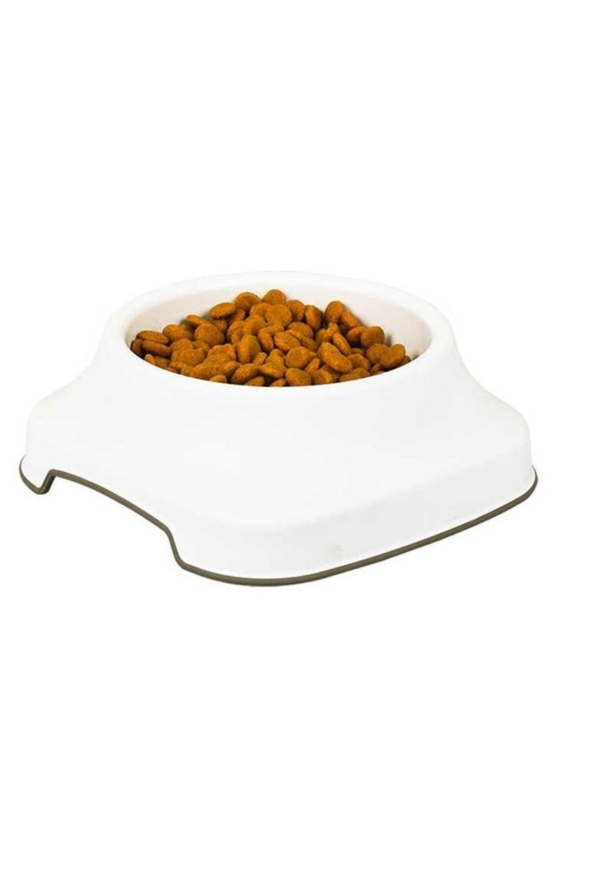 miorashop® Silikon Kaydırmaz Taban Plastik Kedi ve Köpek Mama ve Su Kabı 2 L