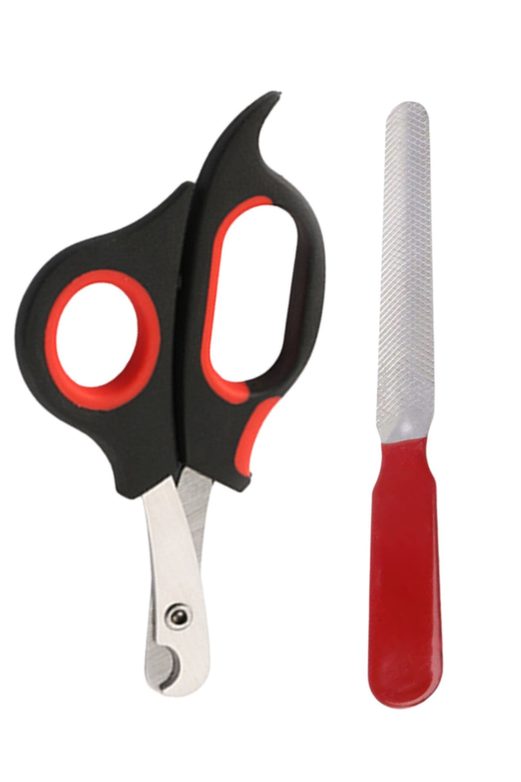 miorashop® Evcil Hayvan Tırnak Makası Ve Törpü Seti Manikür Pedikür Pati Bakım Aleti Kaymaz Sap