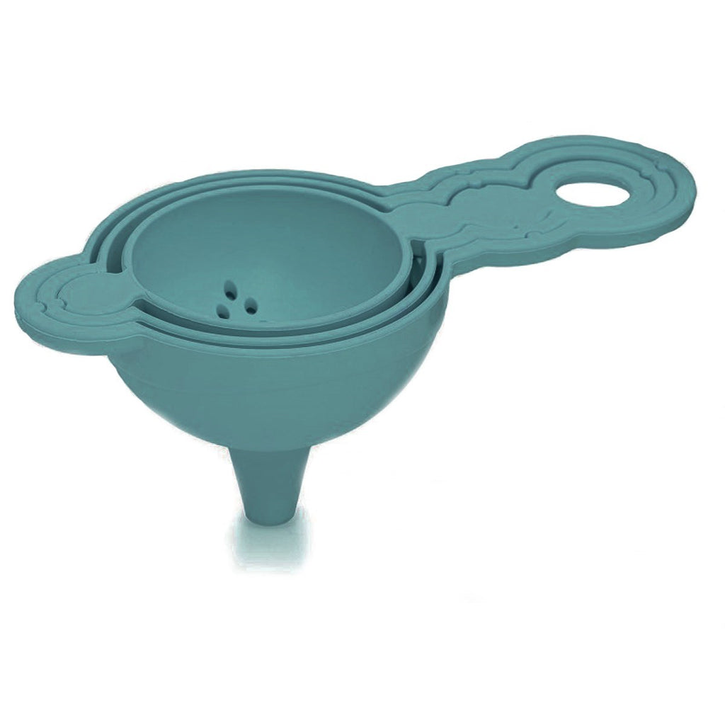miorashop® Pratik Yumurta Süzgeci Mini Süzgeç Huni Seti Hepsi Bir Arada