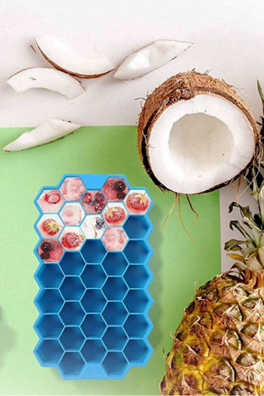 miorashop® 37 Bölmeli Slikon Petek Şeklinde Buz Kalıbı