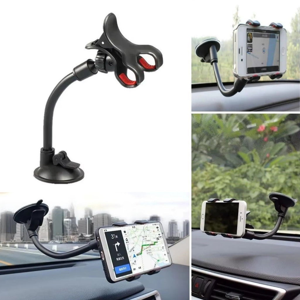 miorashop® Akrobat Cama Sabitlenen Güçlü Vakumlu 360 Derece Dönen Tüm Modellere Uyan Oto Telefon Tutucu