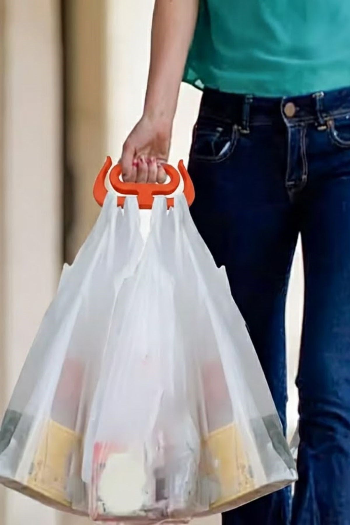 "miorashop® Ergonomik Poşet Taşıma Aparatı – Ağır Yük Taşıyıcı Tutacak, Elden Kesme Yapmayan Kolay Taşıma Kancası, Market ve Alışveriş Çantası Taşıyıc