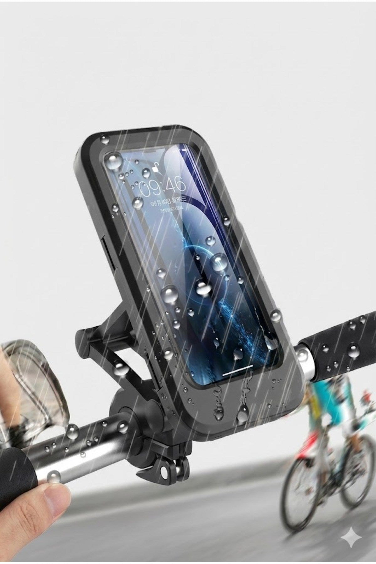 Motosiklet Bisiklet Su Geçirmez Manyetik Telefon Tutucu Gidon Navigasyon Kılıfı