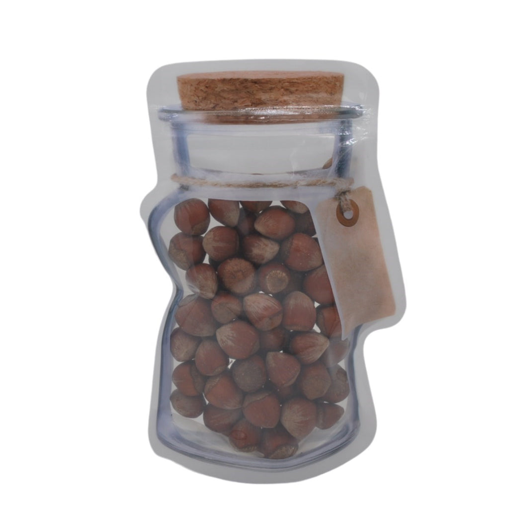 miorashop® Kavanoz Görünümlü Kilitli Poşet Çıtçıtlı ve Pratik Torba 4 Adet