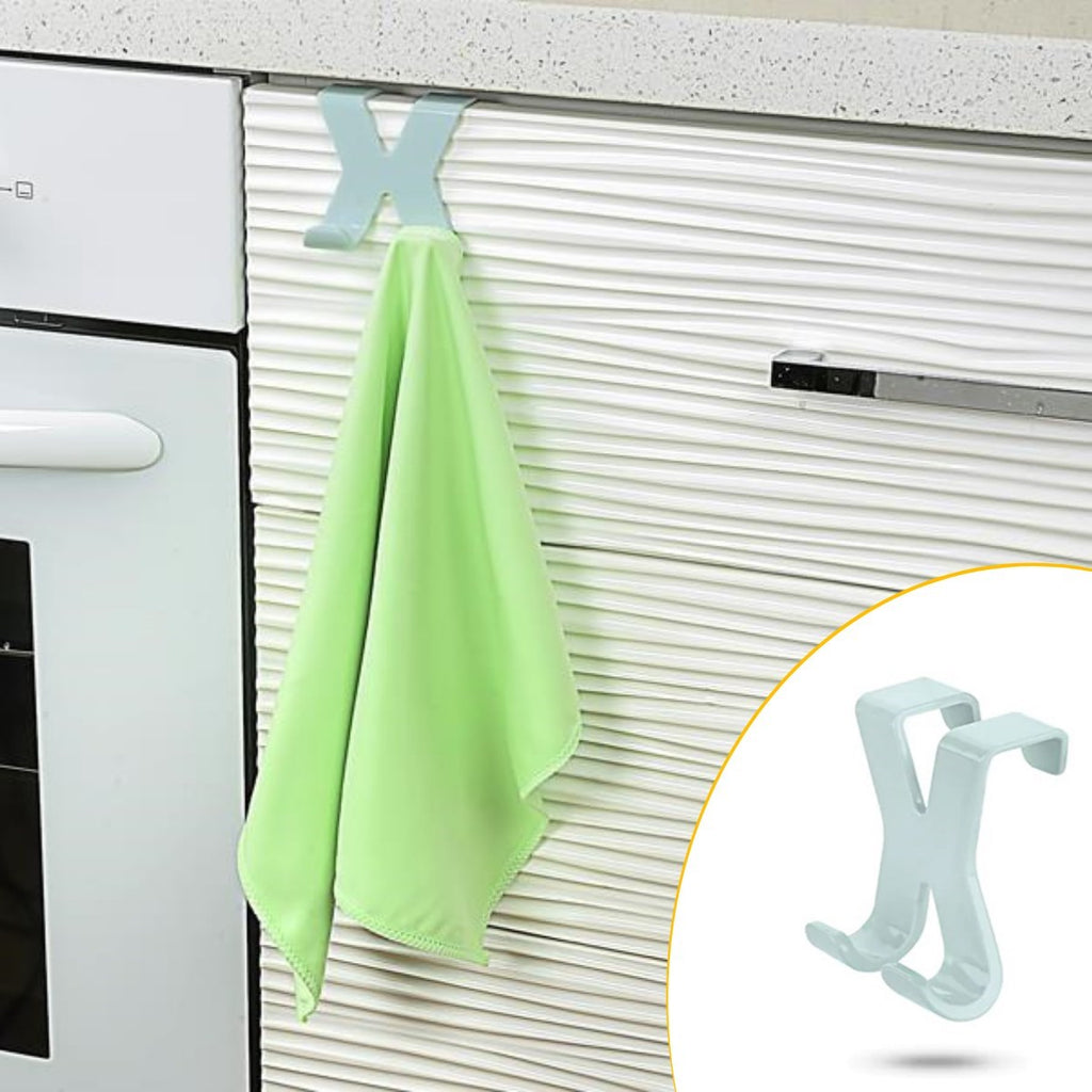 miorashop® Mutfak Banyo Dolap Kapağına Takılan Meta Havlu Askılığı Aparatı