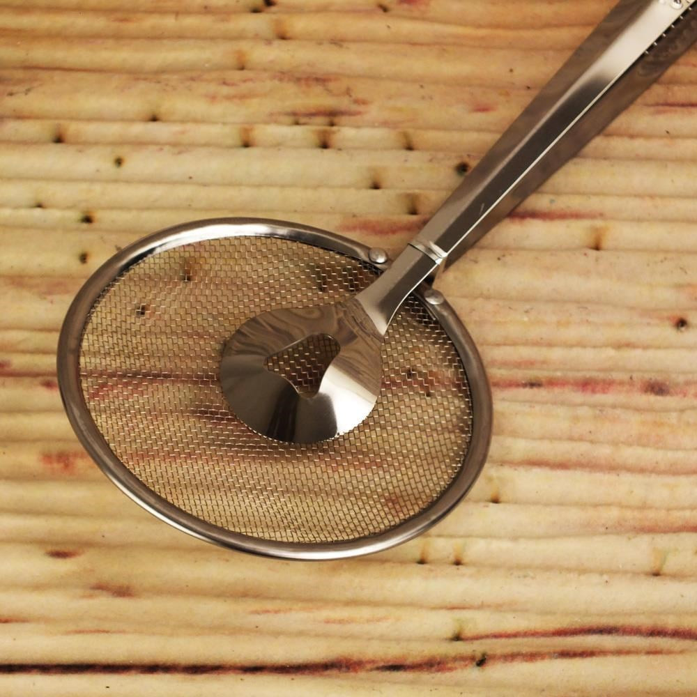 miorashop® Çok Amaçlı Süzgeçli Paslanmaz Metal Haşlama Ve Kızartma Maşası