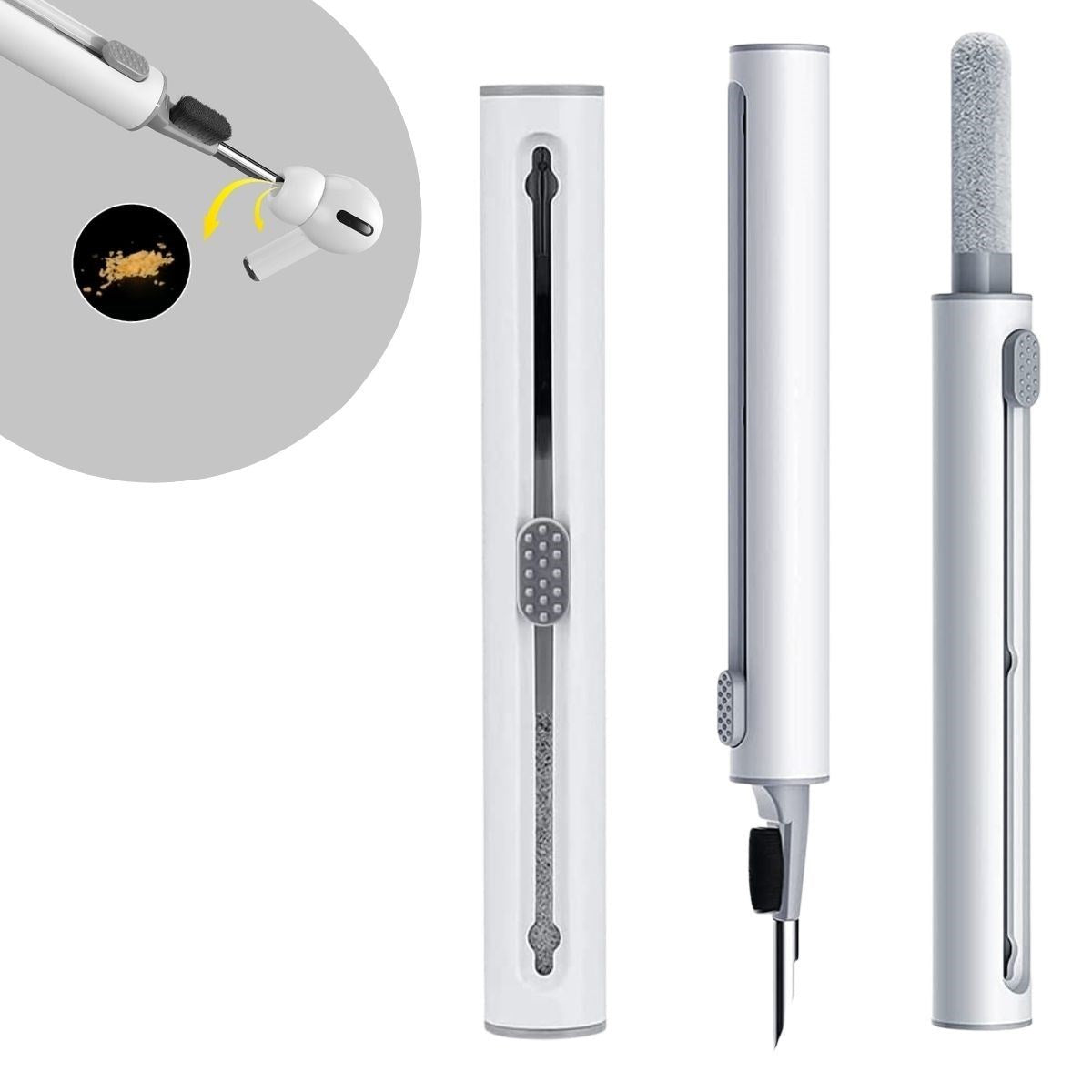 miorashop®  Çok Amaçlı Yumuşak Fırçalı Kablosuz Kulaklıklar İçin Kulaklık Temizleme Kiti