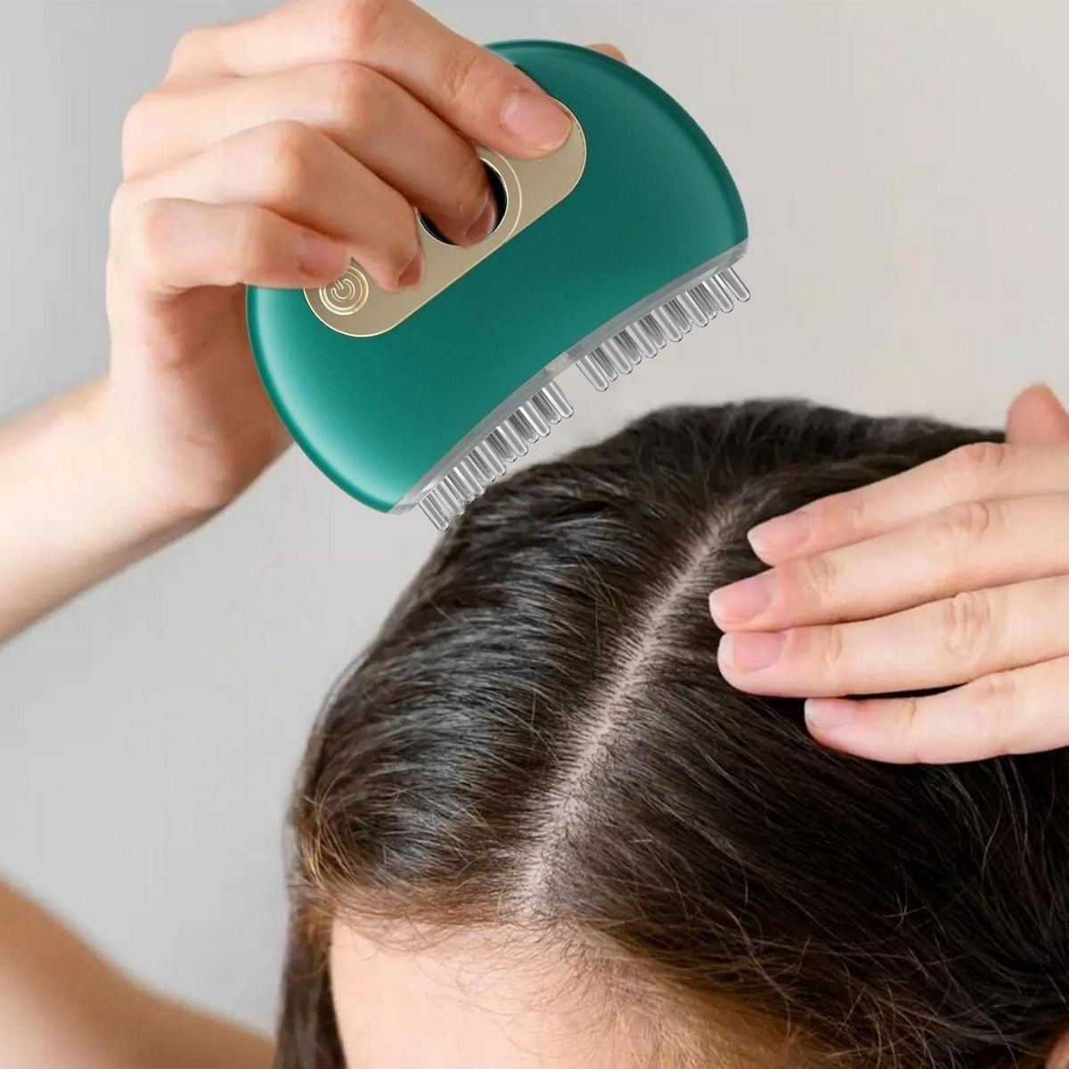 miorashop® 1 Adet Akıllı Elektrik Akımlı EMS Titreşimli Masaj Tarağı Kademeli Yüz Masaj Aleti Aparatı