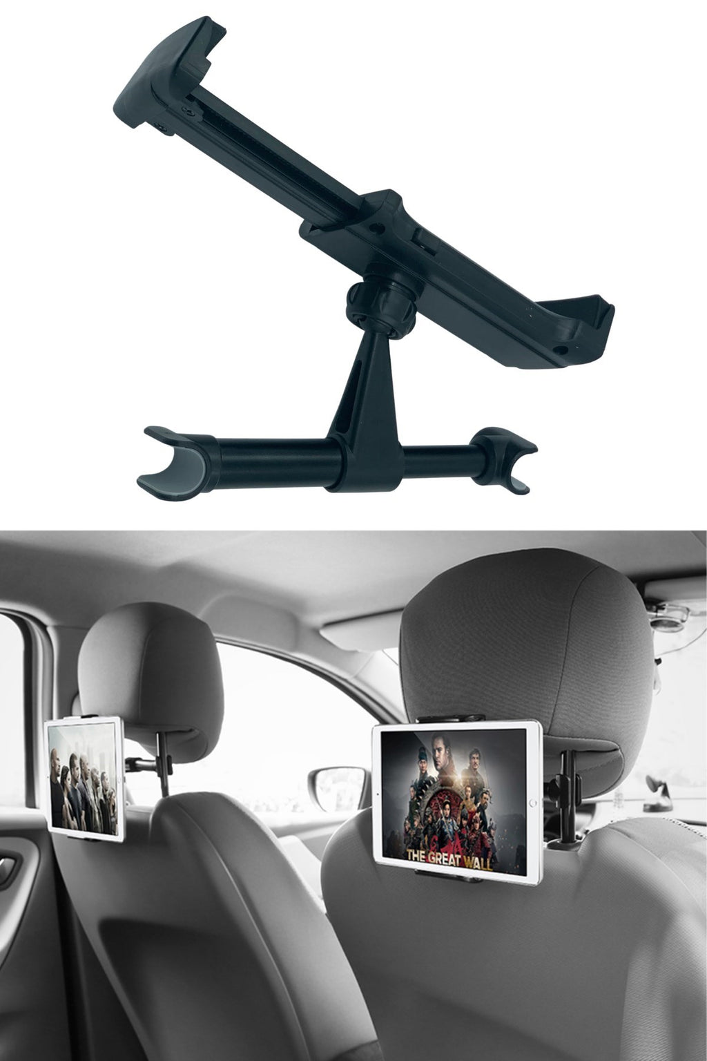 miorashop® Oto Koltuk Arkası Telefon Tablet Tutucu Ayarlanabilir 360 Derece Dönebilen Pratik Stand