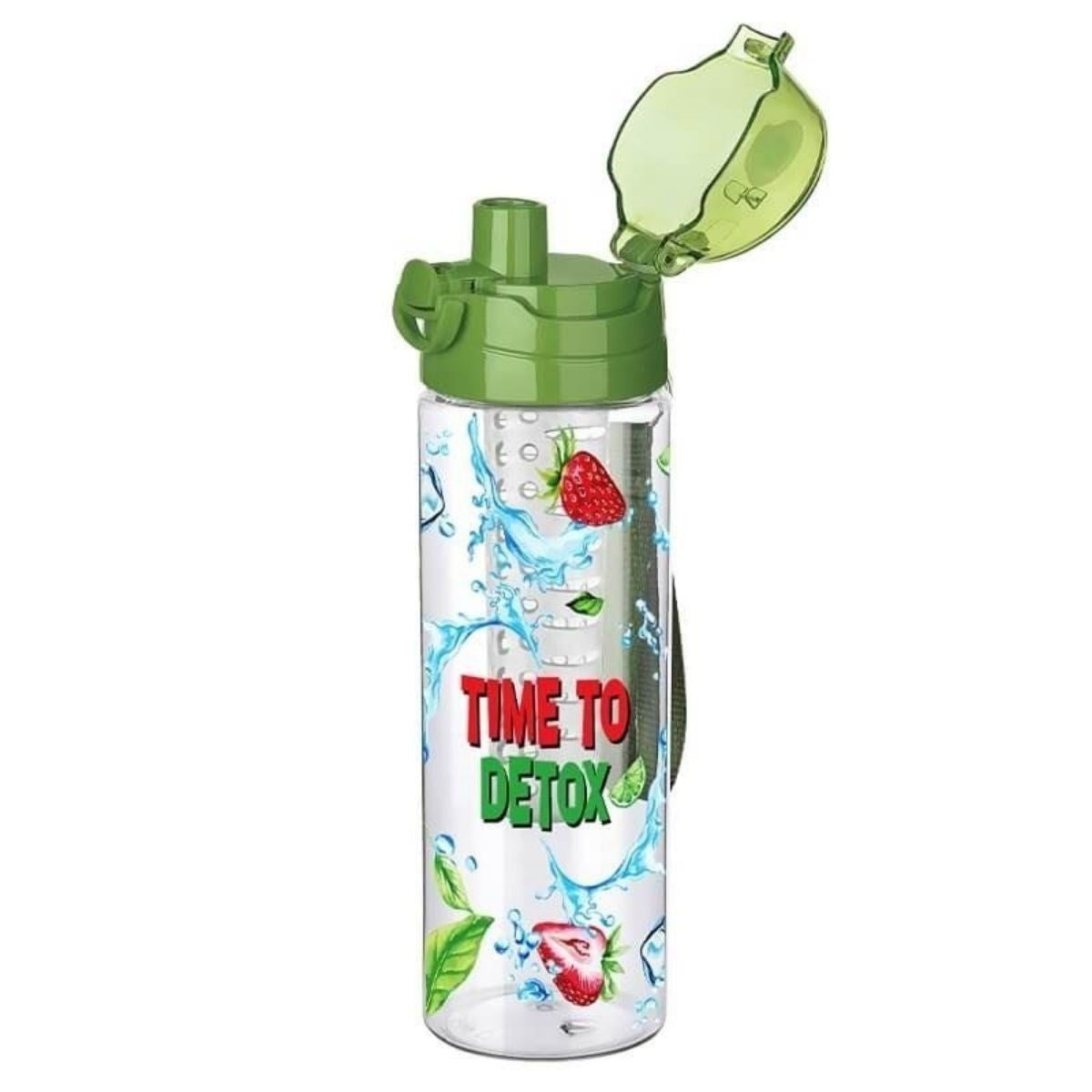 miorashop® Tutma Saplı Kilitli Kendiliğinden Süzgeçli Kolay Taşınabilir Detoks Sporcu Diyet Matarası