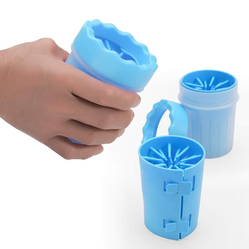 miorashop® Silikon Jel Fırçalı Kedi Köpek Pati Ayak Yıkama Temizleme Kovası (Küçük)