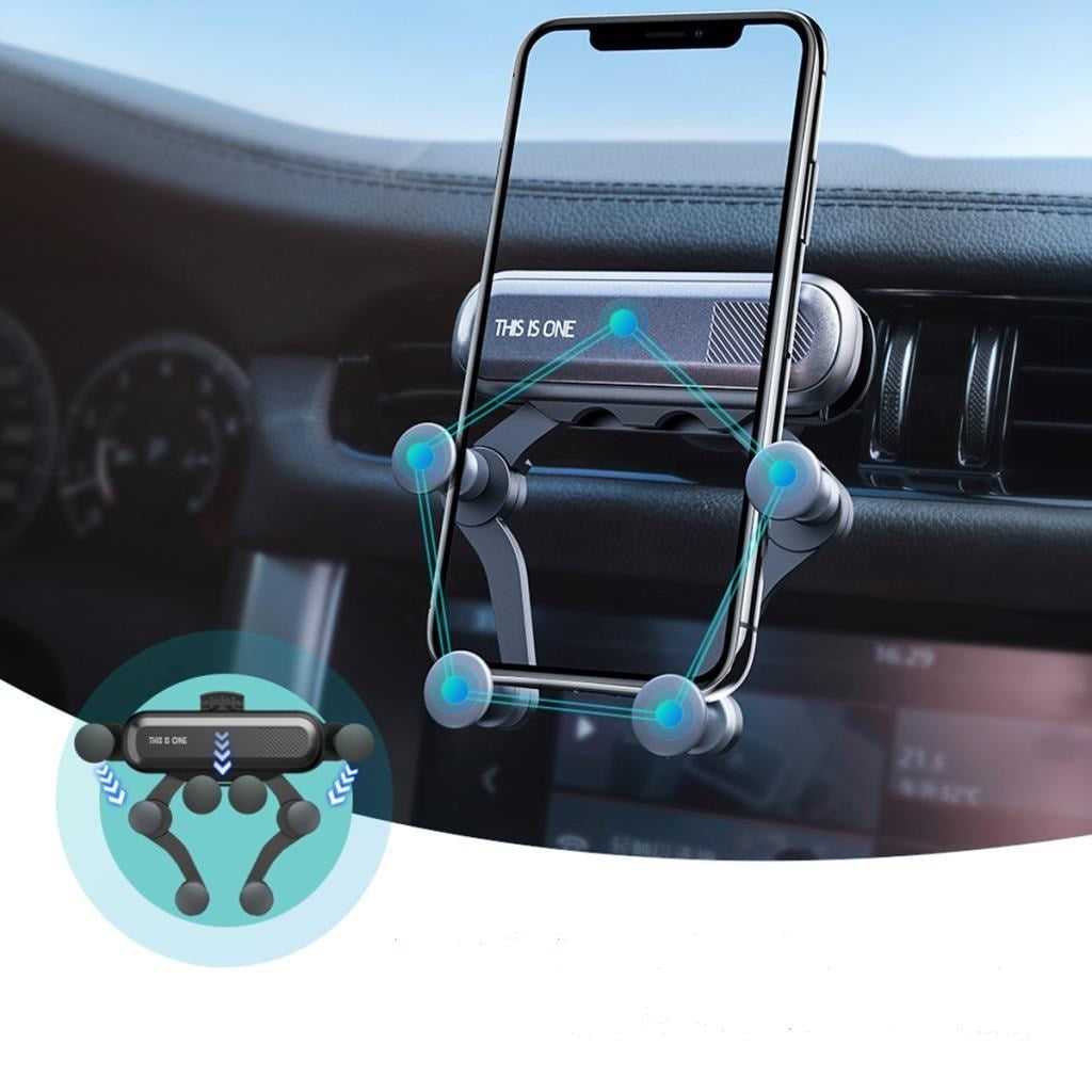 miorashop® 4 Nokta Destekli Araç İçi Cep Telefonu Sabitleyici Tutucu Aparat