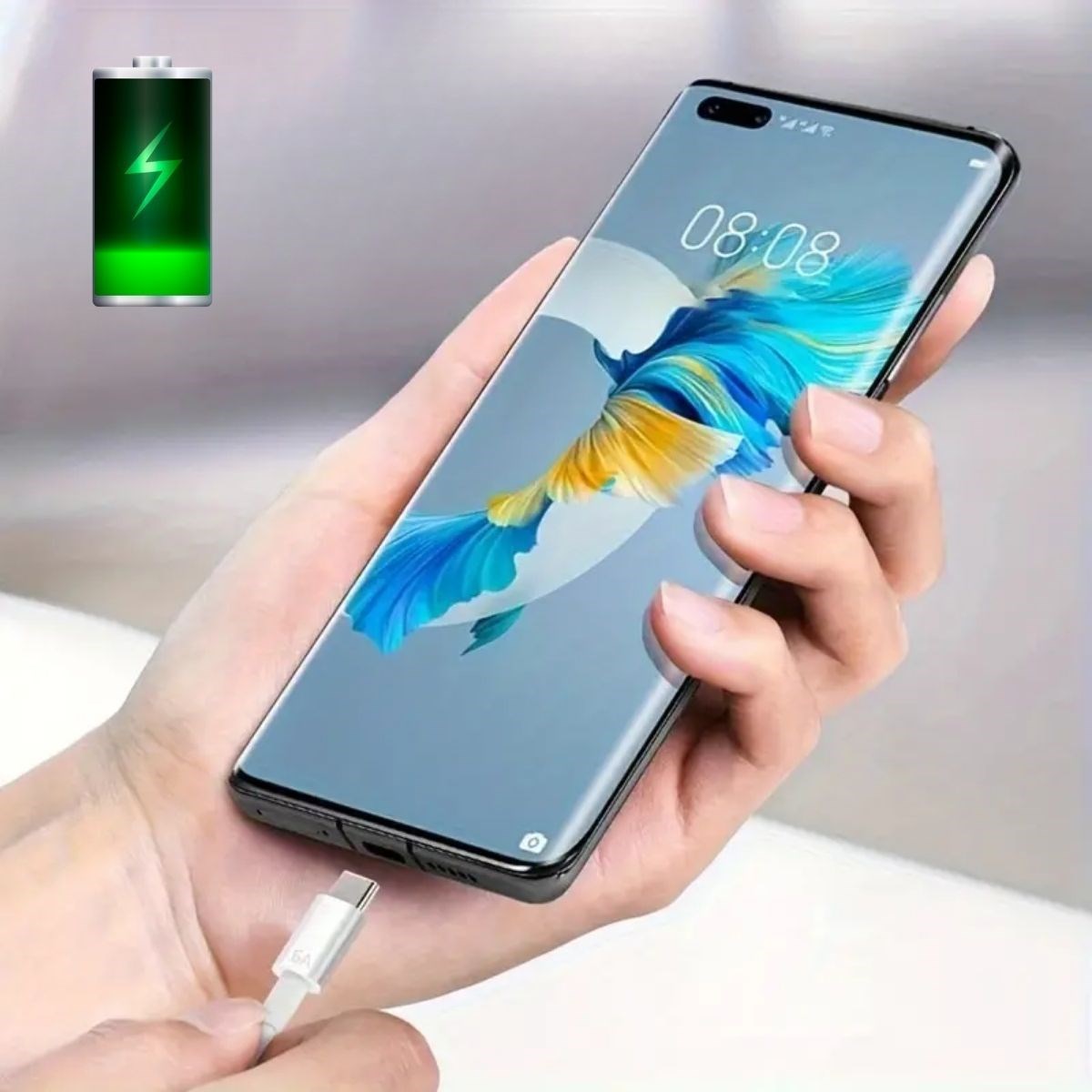 miorashop® 120W USB Hızlı Type C Uçlu Kablolu Şarj Aleti