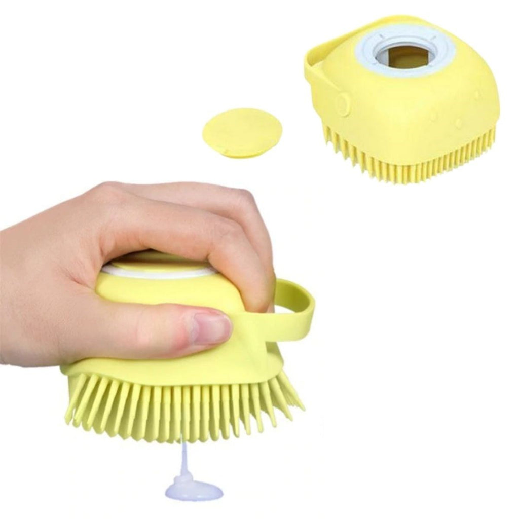 miorashop® Yumuşak Silikon Malzemeli Esnek Jel Hazneli Masaj Fonksiyonlu Etkili Banyo Duş Kese Lifi