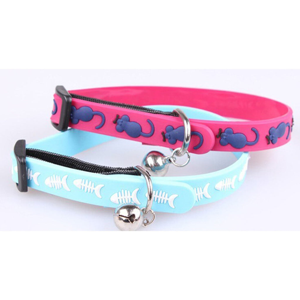 miorashop® Çıngıraklı Zilli Sevimli Renkli Slikon Kedi Köpek Boyun Tasması