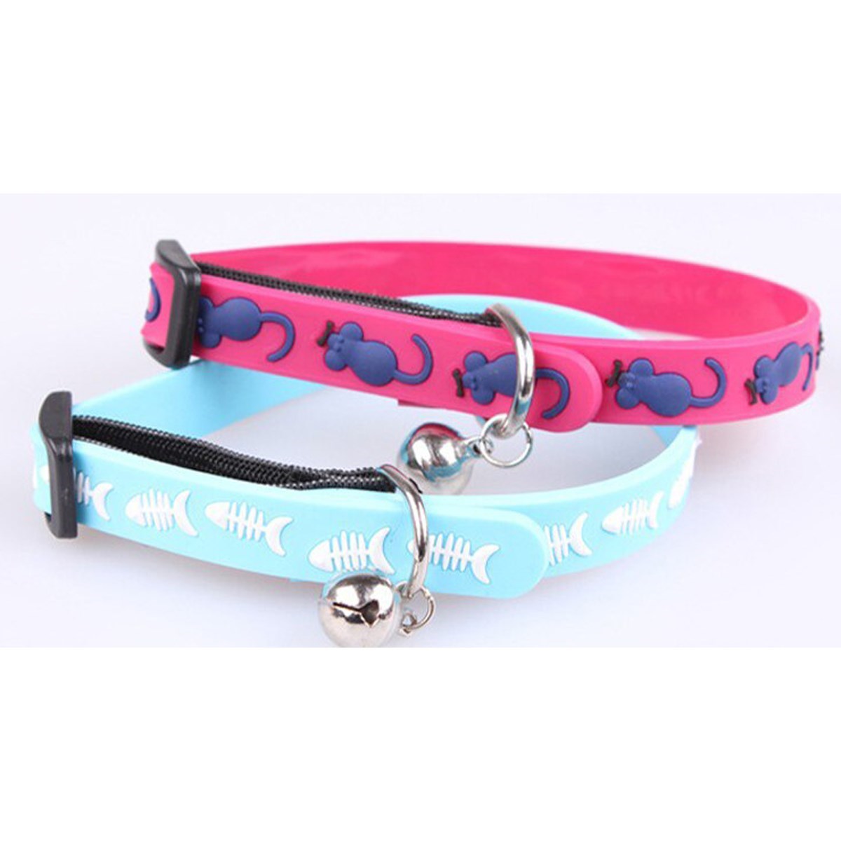 miorashop® Çıngıraklı Zilli Sevimli Renkli Slikon Kedi Köpek Boyun Tasması