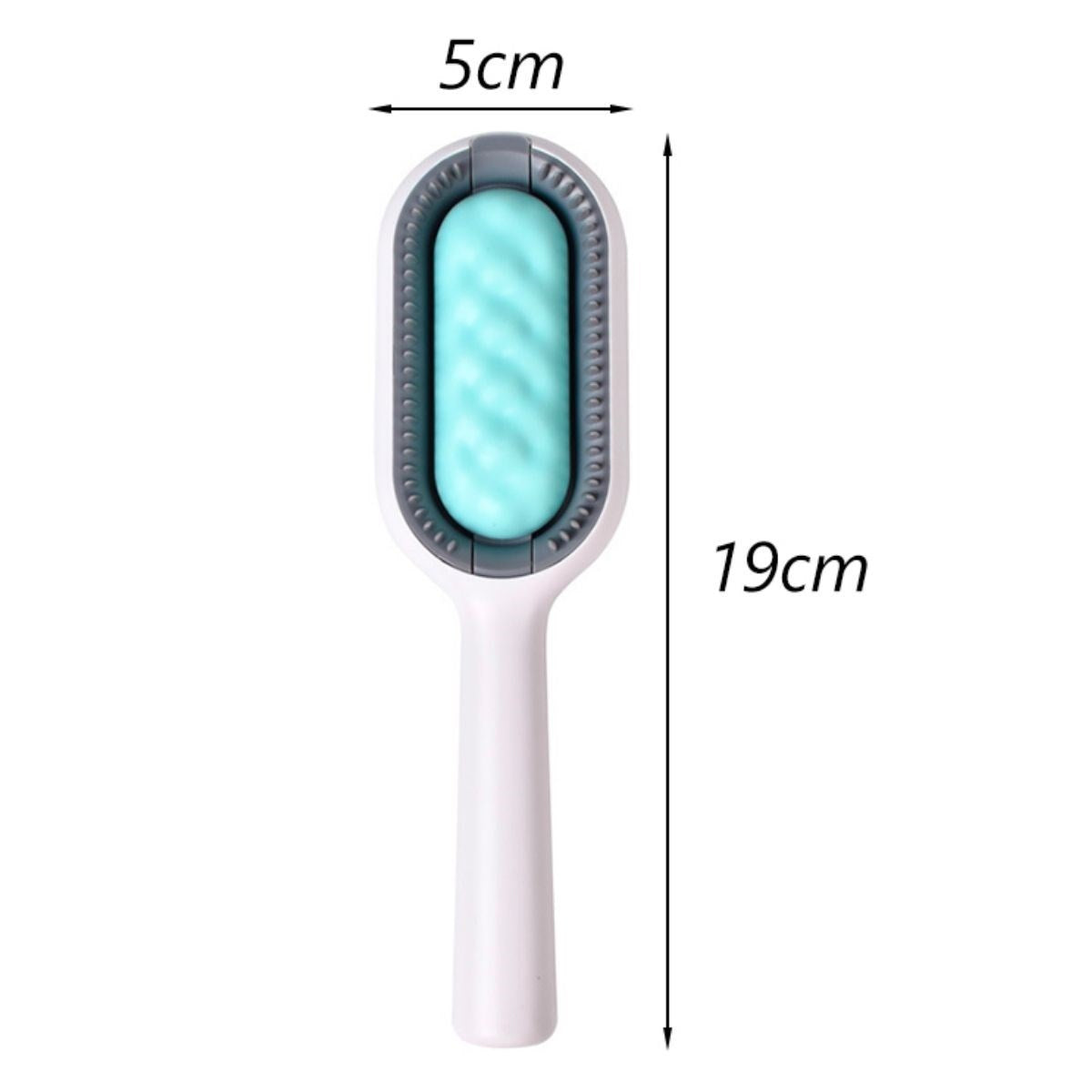 miorashop® Evcil Hayvanlar İçin Çift Taraflı Pet Fırçası Nemli Tüy Tarama Tarağı