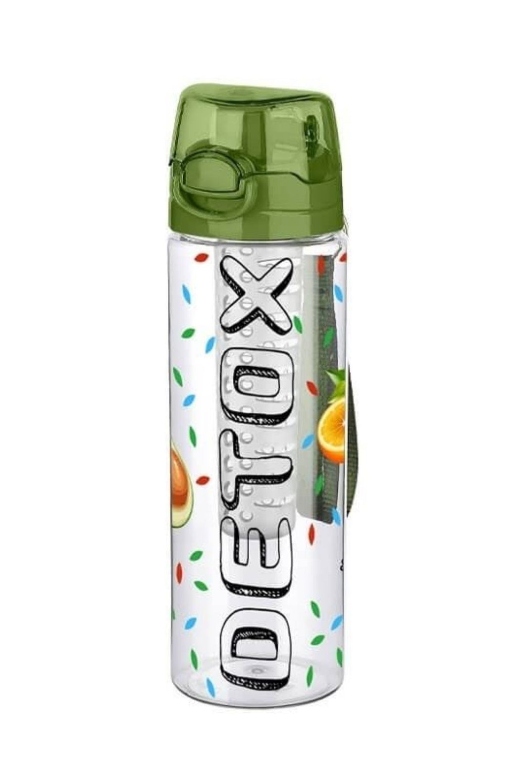 miorashop® Tutma Saplı Kilitli Kendiliğinden Süzgeçli Kolay Taşınabilir Detoks Sporcu Diyet Matarası