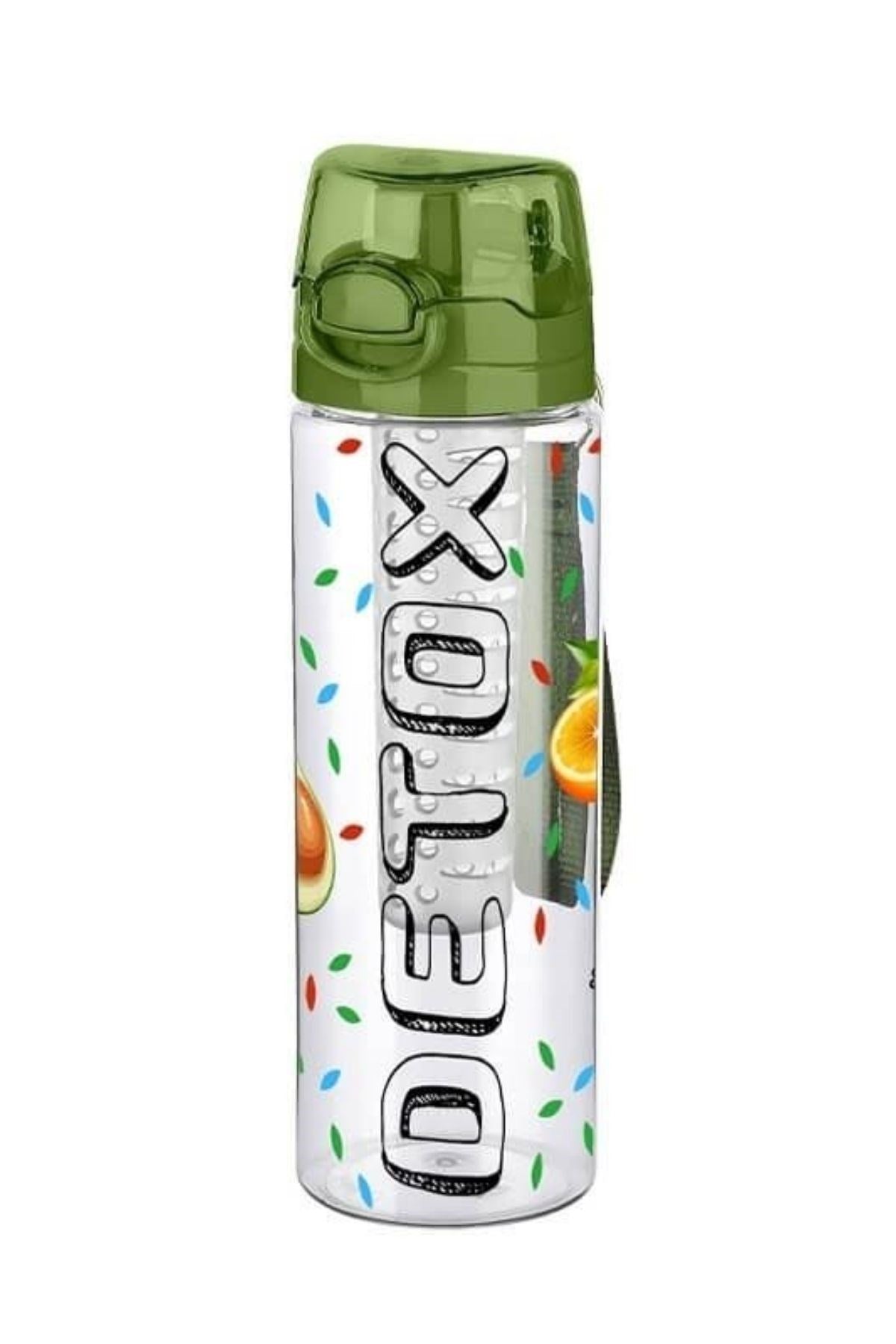 miorashop® Tutma Saplı Kilitli Kendiliğinden Süzgeçli Kolay Taşınabilir Detoks Sporcu Diyet Matarası