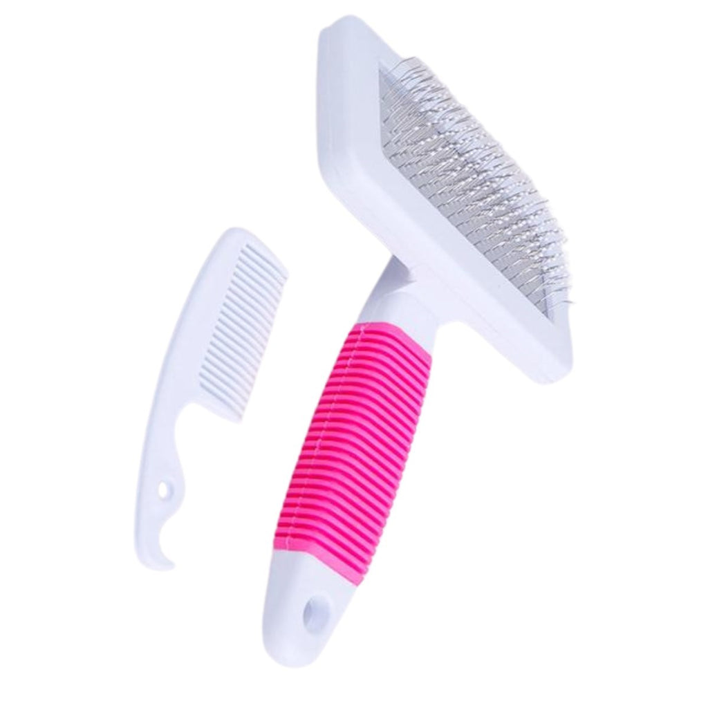miorashop® Kedi Köpek Telli Küçük Boy Tüy Bakım Seti Evcil Hayvan Tarama Fırçası