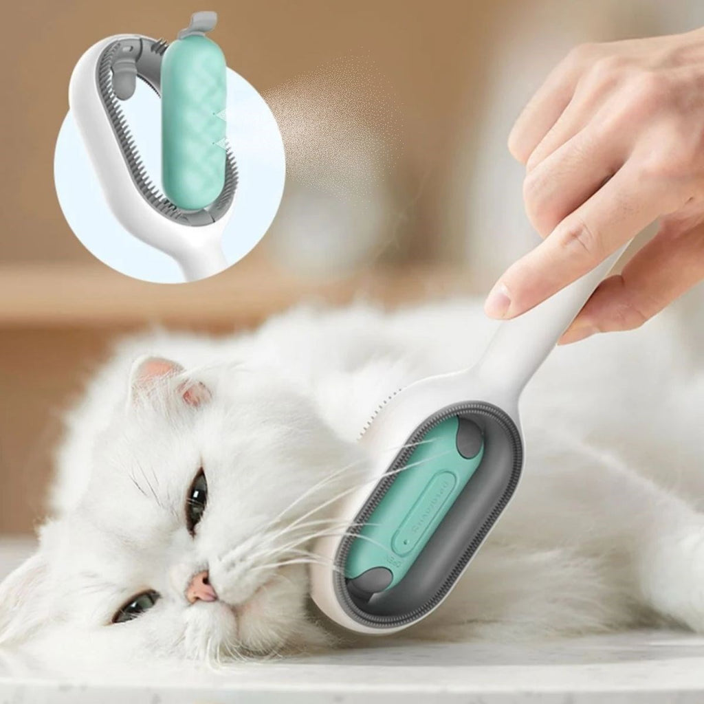 miorashop® Su Hazneli Kedi ve Köpek Tüyü Toplamama Fırçası Su Hazneli Pet Tarağı