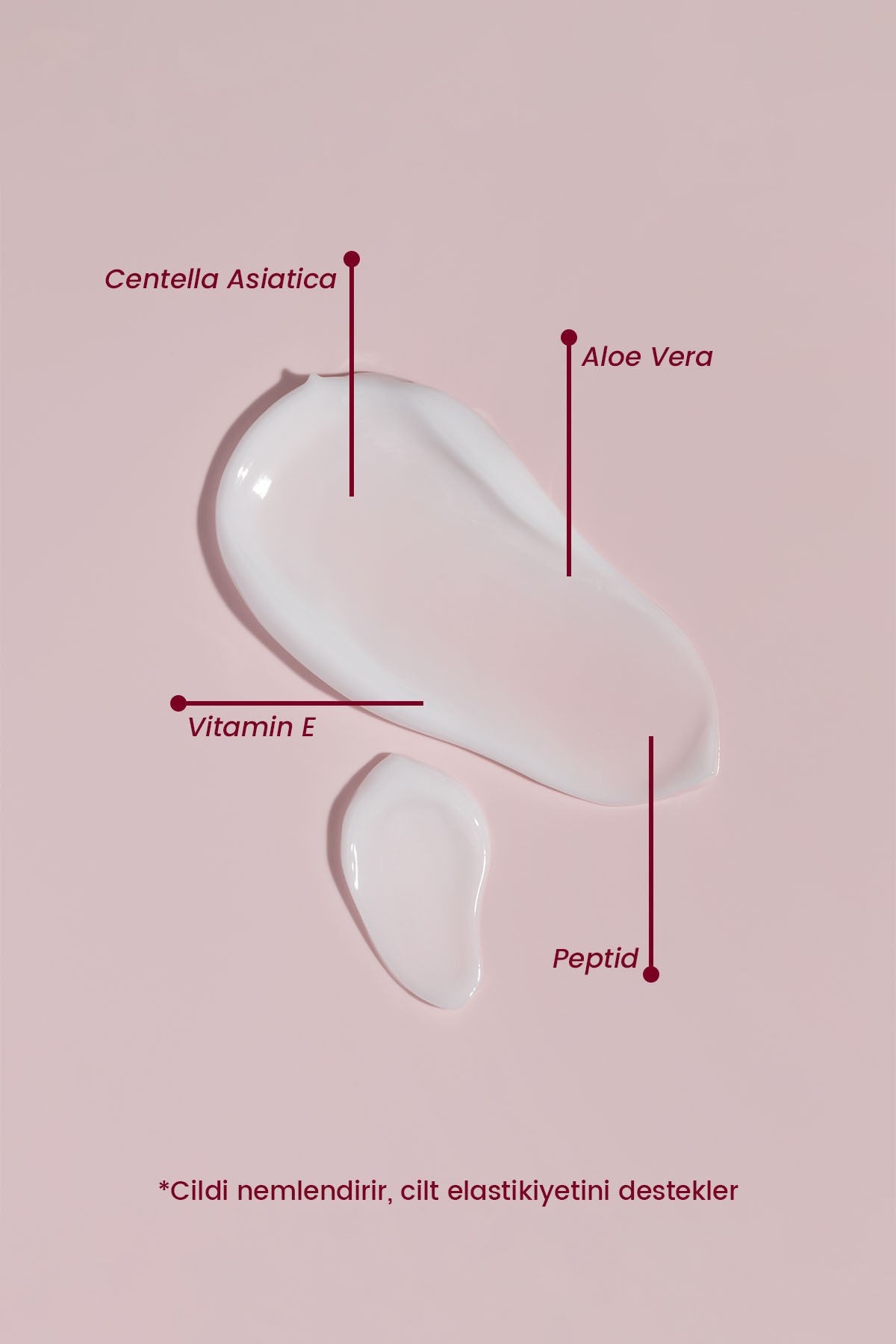 Su Bazlı Nemlendirici ve Aydınlatıcı Yüz Kremi - Tüm Cilt Tipleri İçin Collagen Cream 50ml