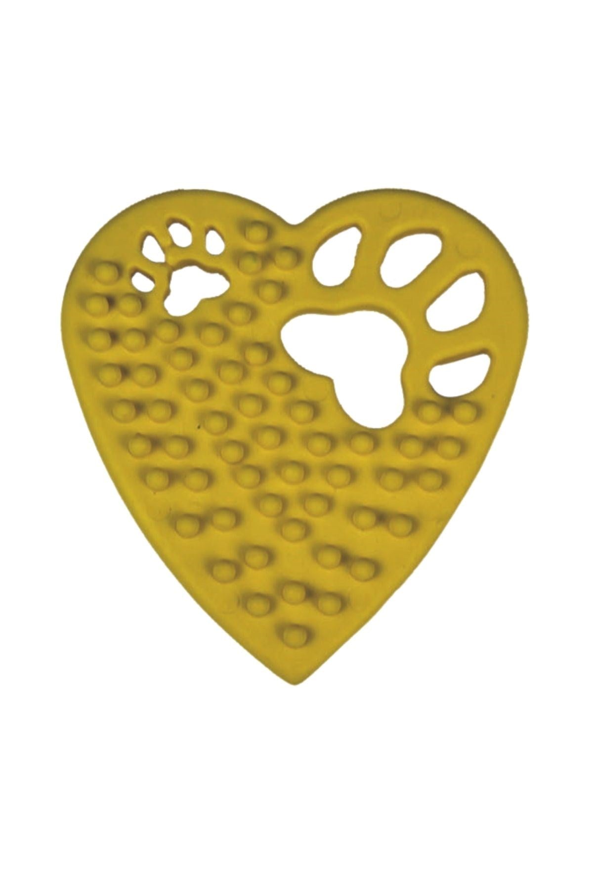 miorashop® Kalp Şekilli Tırtıklı Evcil Hayvanlar İçin Diş Kaşıma Çiğneme Oyuncağı