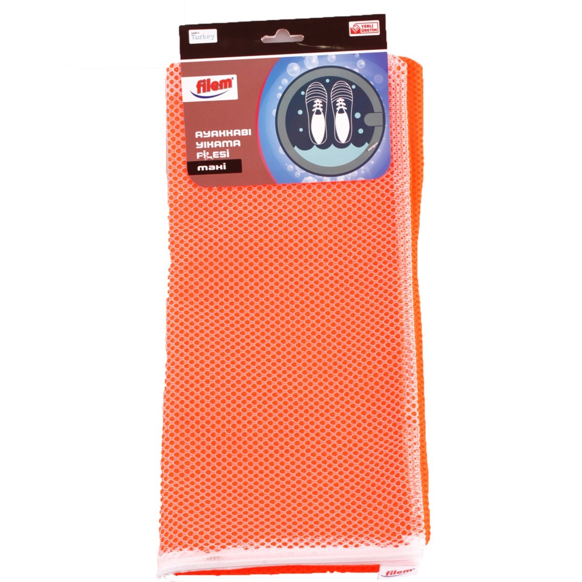 miorashop® Çamaşır Makinesi İçinde Ayakkabı Terlik Yıkama Filesi  Fermuarlı