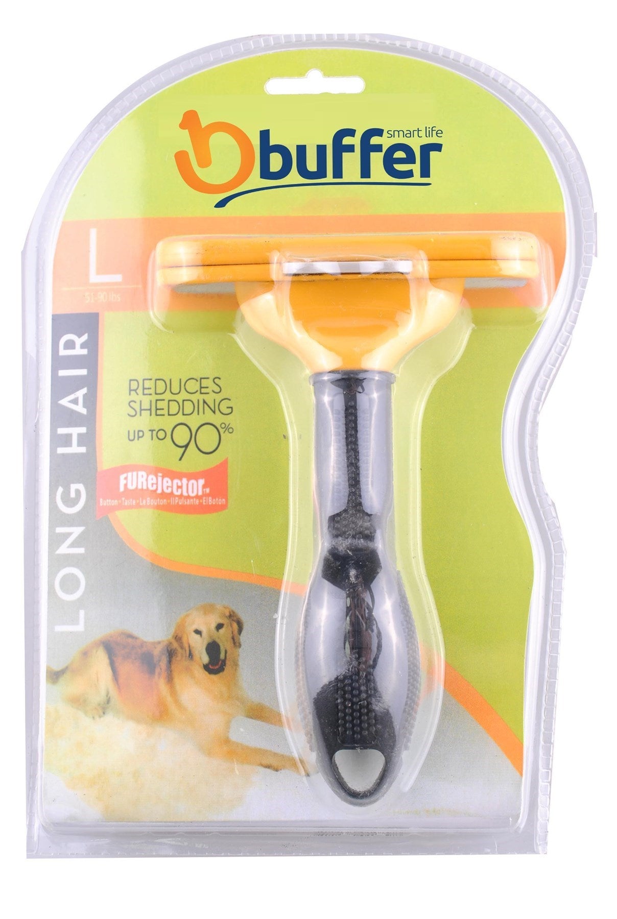 miorashop® 23 KG Üzeri Uzun Tüylü Köpekler İçin Tüy Toplayıcı Ergonomik Tarak