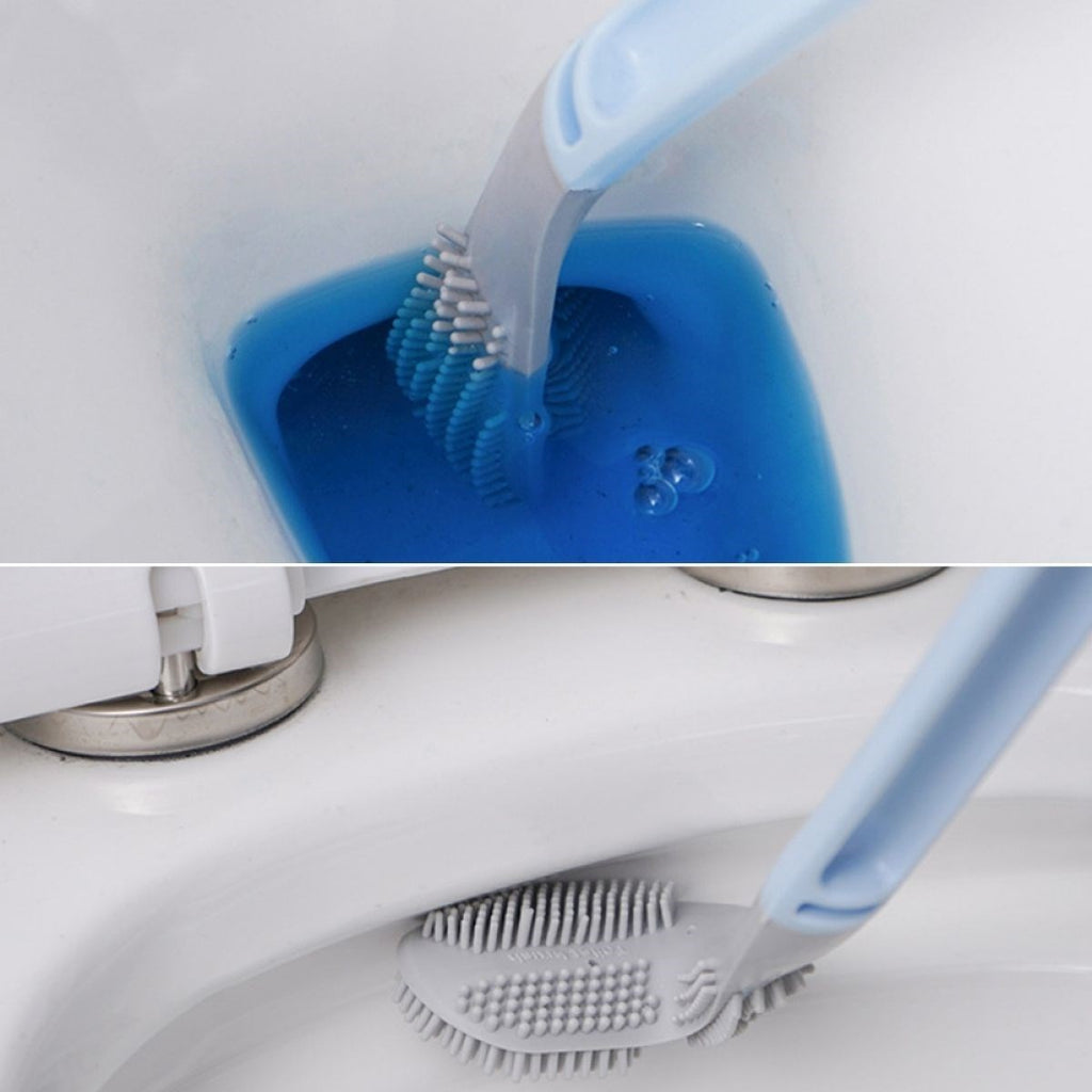 miorashop® Golf Tasarımlı Silikon WC Klozet Mutfak Temizlik Fırçası Kanca Hediyeli