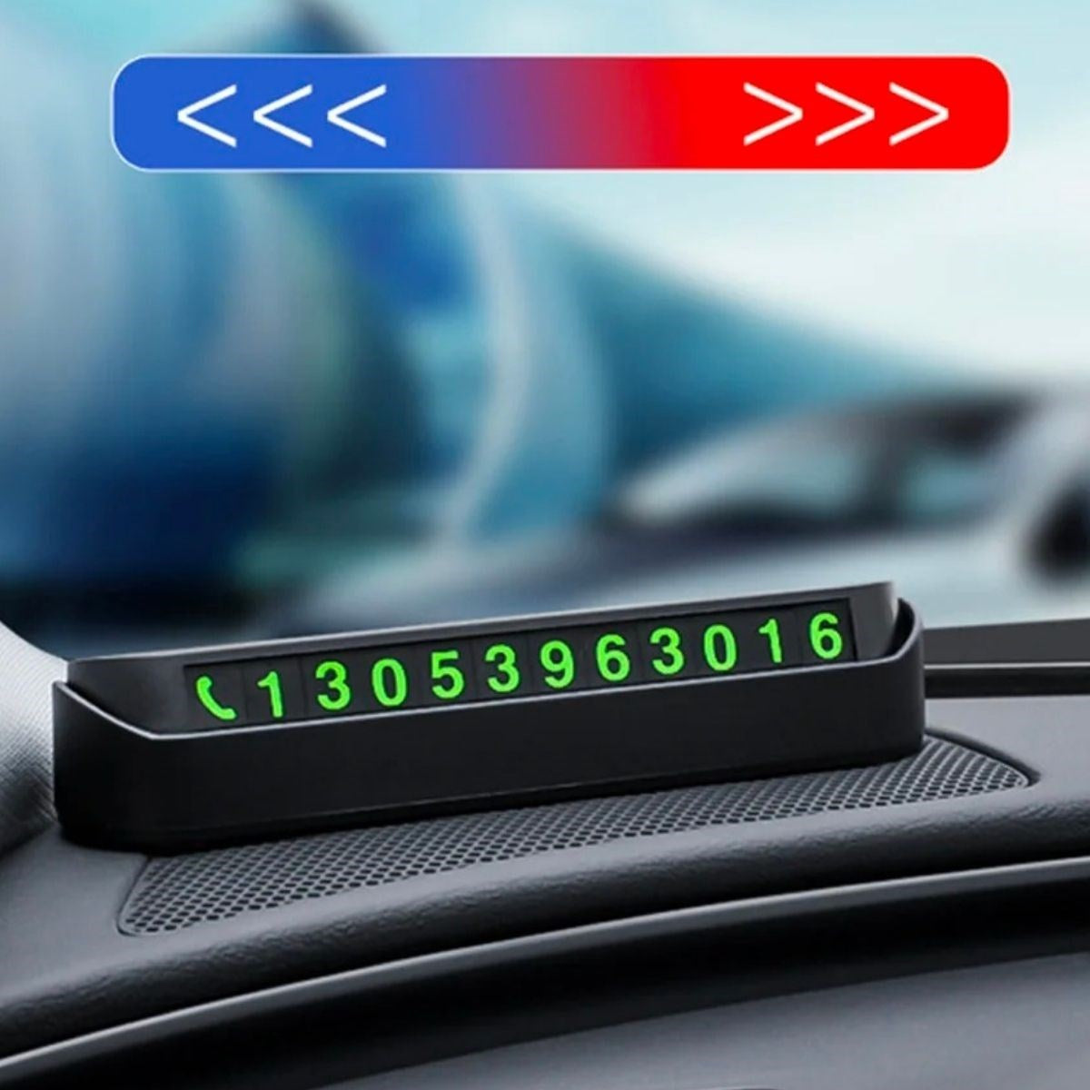 miorashop® Pratik Fosforlu Telefon Numarası Yamzak İçin Araç İçi Oto Numaratör Numaralık