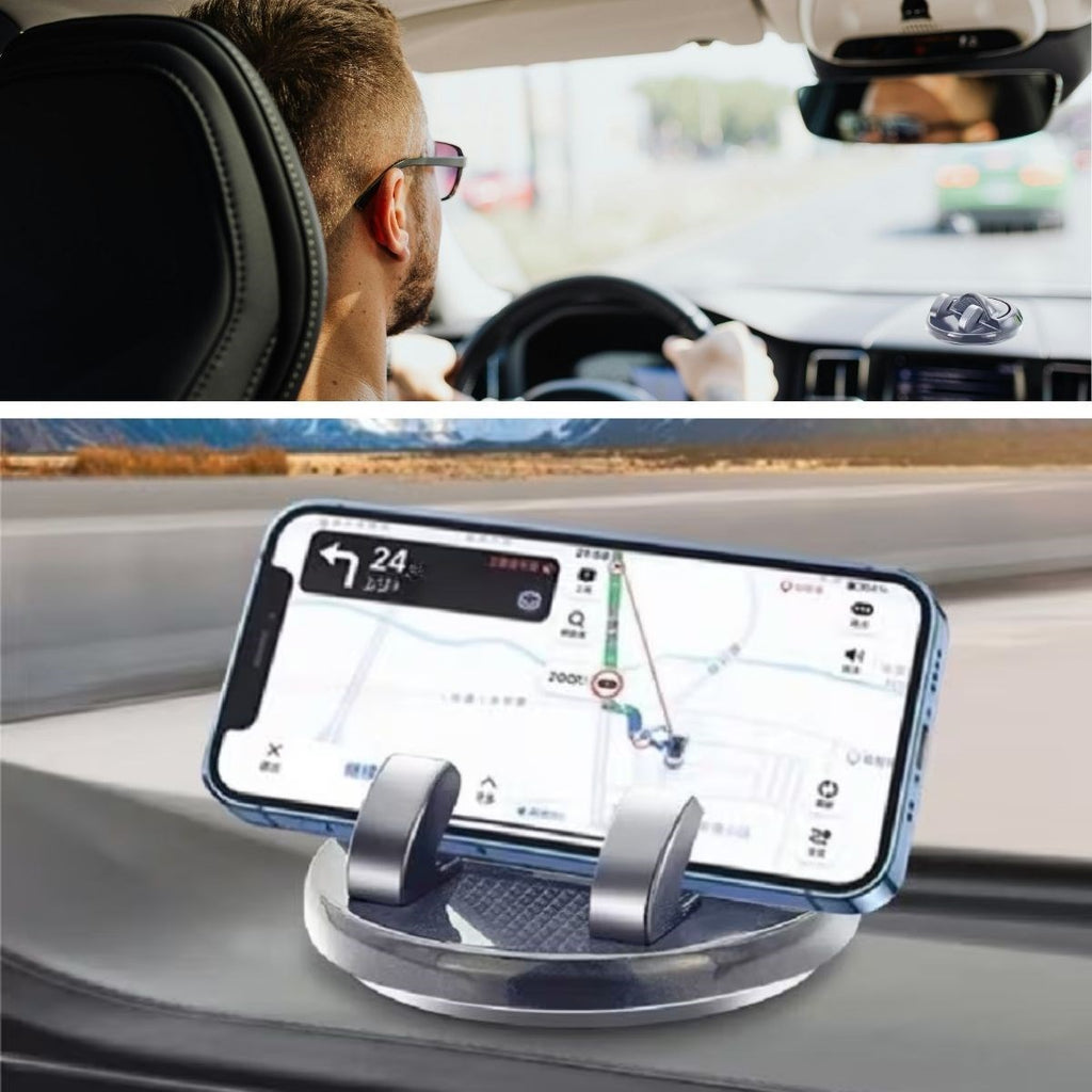 miorashop® Numaratörlü Güçlü Yapışkanlı 360 Derece Dönebilen Su Geçirmez Araç İçi Telefon Tutucu Plastik Aparat